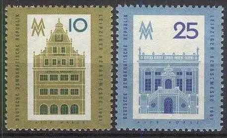 DDR 1961 Mi-Nr. 843/44 ** MNH
