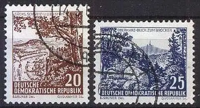 DDR 1961 Mi-Nr. 815/16 o used