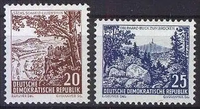DDR 1961 Mi-Nr. 815/16 ** MNH