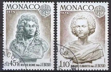 MONACO 1974 Mi-Nr. 1114/15 o used - CEPT