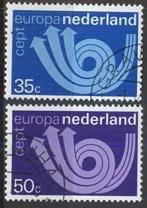 NIEDERLANDE 1973 Mi-Nr. 1011/12 o used - CEPT