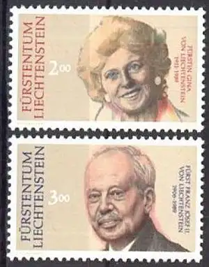 LIECHTENSTEIN 1990 Mi-Nr. 988/89 ** MNH