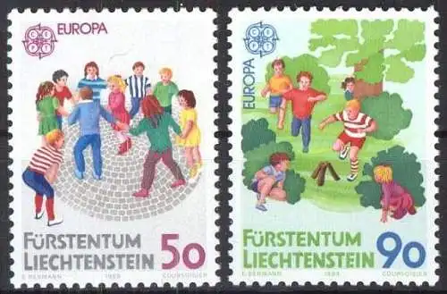 LIECHTENSTEIN 1989 Mi-Nr. 960/61 ** MNH