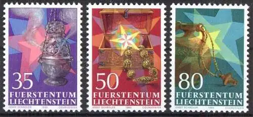 LIECHTENSTEIN 1985 Mi-Nr. 884/86 ** MNH