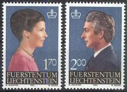 LIECHTENSTEIN 1984 Mi-Nr. 864/65 ** MNH