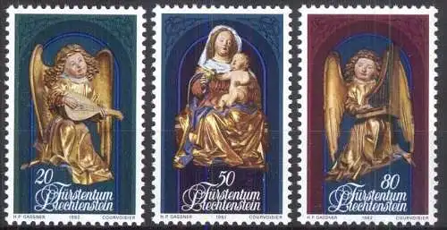 LIECHTENSTEIN 1982 Mi-Nr. 813/15 ** MNH