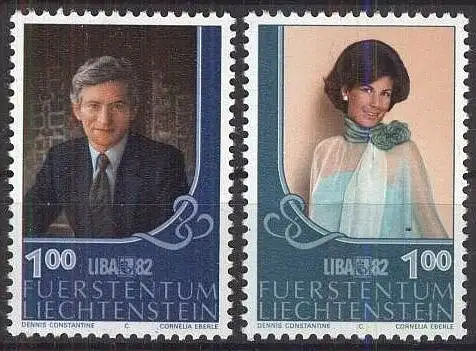 LIECHTENSTEIN 1982 Mi-Nr. 797/98 ** MNH