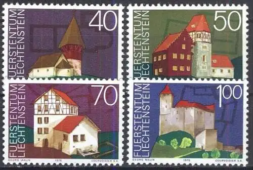 LIECHTENSTEIN 1975 Mi-Nr. 630/33 ** MNH