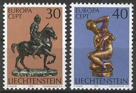 LIECHTENSTEIN 1974 Mi-Nr. 600/01 ** MNH