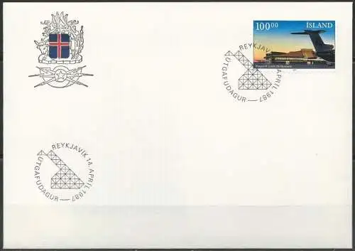 ISLAND 1987 Mi-Nr. 664 FDC
