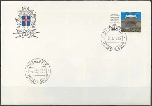 ISLAND 1982 Mi-Nr. 586 FDC