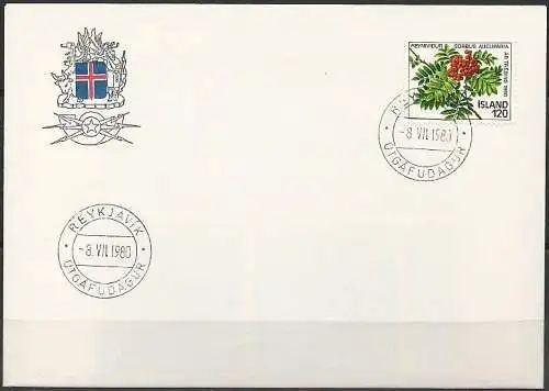 ISLAND 1980 Mi-Nr. 554 FDC