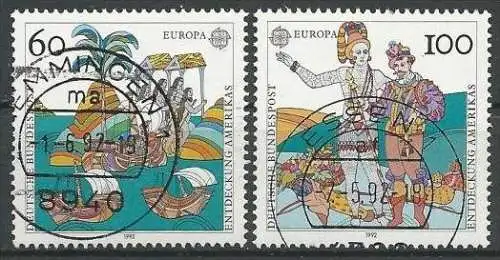 DEUTSCHLAND 1992 Mi-Nr. 1608/09 o used