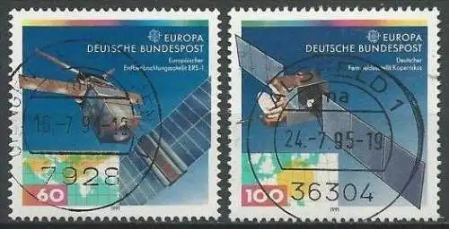 DEUTSCHLAND 1991 Mi-Nr. 1526/27 o used