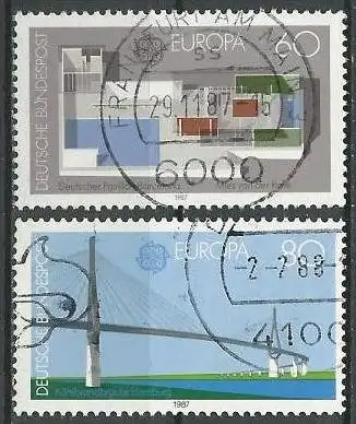 DEUTSCHLAND 1987 Mi-Nr. 1321/22 o used