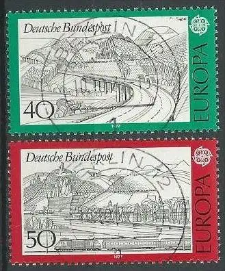 DEUTSCHLAND 1977 Mi-Nr. 934/35 o used