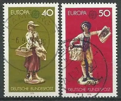 DEUTSCHLAND 1976 Mi-Nr. 890/91 o used