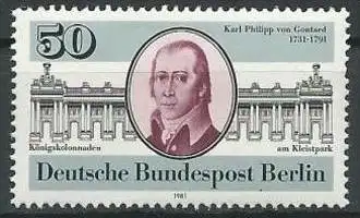 BERLIN 1981 Mi-Nr. 639 ** MNH