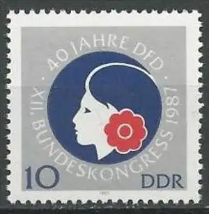 DDR 1987 Mi-Nr. 3079 ** MNH