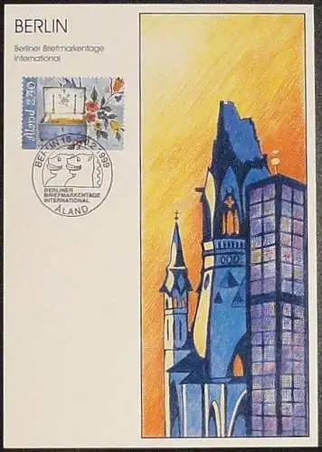 ALAND 1999 Mi-Nr. 151  AUSSTELLUNGSKARTE EXHIBITION CARD Sonderstempel