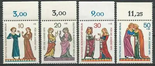 BERLIN 1970 Mi-Nr. 354/57 ** MNH