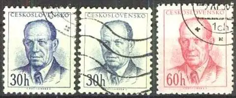 TSCHECHOSLOWAKEI 1953 Mi-Nr. 816/17 ab o used