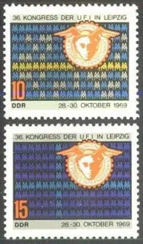 DDR 1969 Mi-Nr. 1515/16 ** MNH