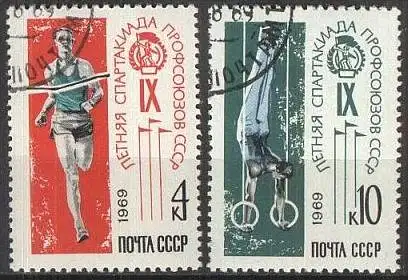 UDSSR 1969 Mi-Nr. 3656/57 o used