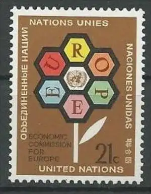 UNO NEW YORK 1972 Mi-Nr. 251 ** MNH