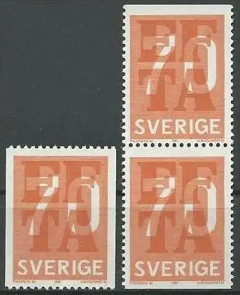 SCHWEDEN 1967 Mi-Nr. 573 CDD ** MNH