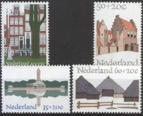 NIEDERLANDE1975 Mi-Nr. 1048/51 ** MNH