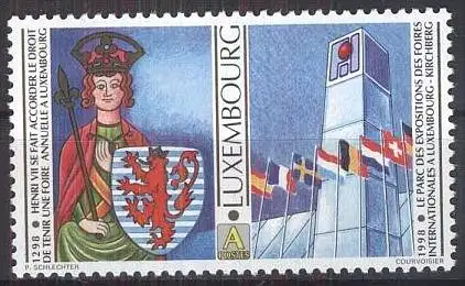 LUXEMBURG 1998 Mi-Nr. 1453 ** MNH