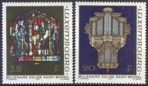 LUXEMBURG 1987 Mi-Nr. 1176/77 ** MNH