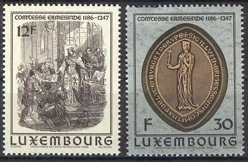 LUXEMBURG 1986 Mi-Nr. 1158/59 ** MNH