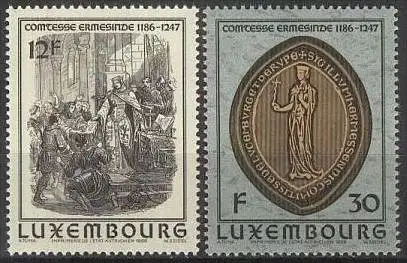 LUXEMBURG 1986 Mi-Nr. 1158/59 ** MNH