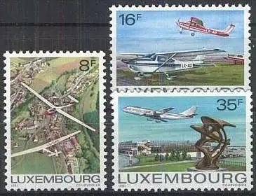 LUXEMBURG 1981 Mi-Nr. 1037/39 ** MNH