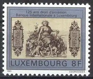 LUXEMBURG 1981 Mi-Nr. 1034 ** MNH