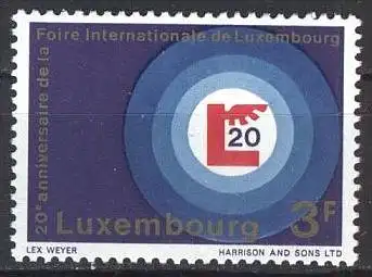 LUXEMBURG 1968 Mi-Nr. 774 ** MNH