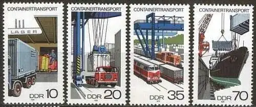 DDR 1978 Mi-Nr. 2326/29 ** MNH