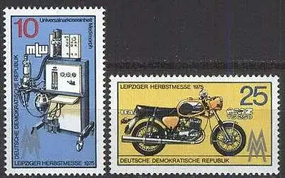 DDR 1975 Mi-Nr. 2076/77 ** MNH