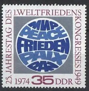 DDR 1974 Mi-Nr. 1946 ** MNH