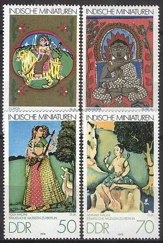 DDR 1979 Mi-Nr. 2418/21 ** MNH