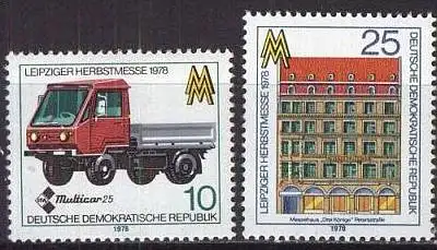 DDR 1978 Mi-Nr. 2353/54 ** MNH