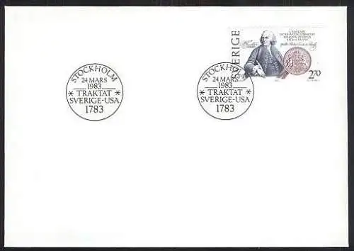SCHWEDEN 1983 Mi-Nr. 1232 FDC