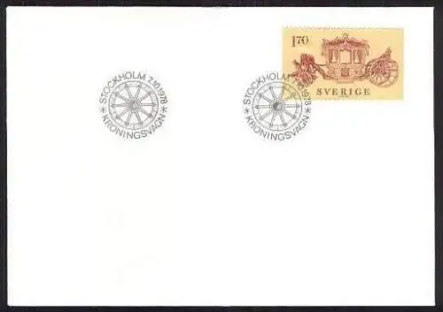 SCHWEDEN 1978 Mi-Nr. 1044 FDC