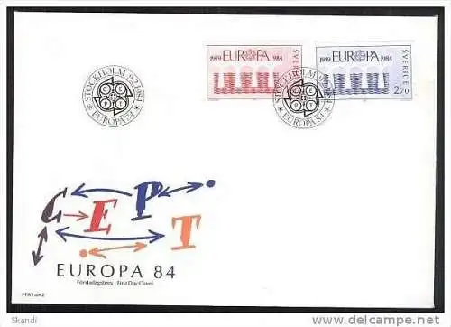 SCHWEDEN 1984 Mi-Nr. 1270/71 FDC