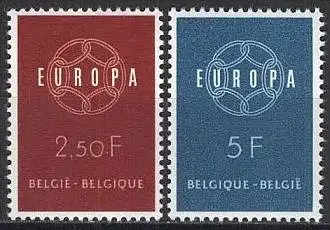 BELGIEN 1959 Mi-Nr. 1164/65 ** MNH - CEPT