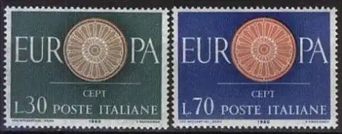 ITALIEN 1960 Mi-Nr. 1077/78 ** MNH - CEPT