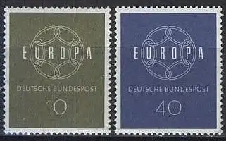 DEUTSCHLAND 1959 Mi-Nr. 320/21 ** MNH - CEPT