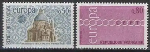 FRANKREICH 1971 Mi-Nr. 1748/49 ** MNH - CEPT